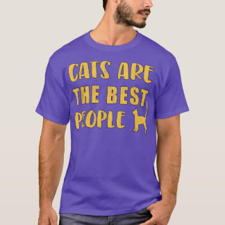 Cooles Cat Pfow Sprichwort Die besten Leute T-Shirt