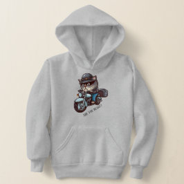 Cooles Cat Riding Motorrad Sind Sie bereit Hoodie