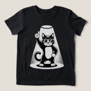 Cooles Cat Rock Dancer T-Shirt   Funny Animal Musi Tri-Blend Shirt