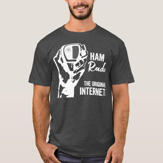 Cooles CB HAM Radio Original Internet T-Shirt (Vorderseite)