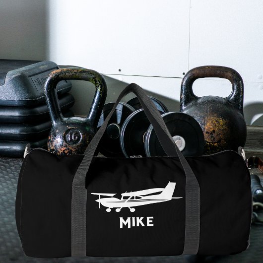 Cooles Cessna-Flugzeug, einfach, blau, Luftfahrt Duffle Bag