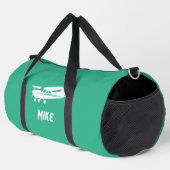 Cooles Cessna-Flugzeug, einfache grüne Luftfahrt,  Duffle Bag (Rechte Ecke)