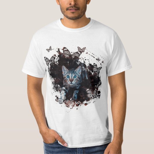 Cooles Chat-Design T-Shirt (Vorderseite)
