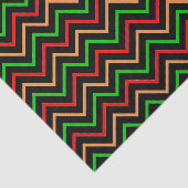Cooles Chevron-Muster auf Schwarz Seidenpapier (Ausschnitt)