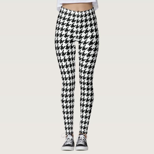 Cooles Chic-Hahnentrittmuster Prüfmuster für Ihre  Leggings (Vorderseite)