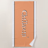 Cooles Chillaxin-Badetuch Strandtuch (Vorderseite)