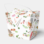 cooles chinesisches Muster Geschenkschachtel (Rückseite)