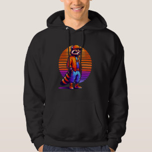 Cooles Coati Modernes Urbanes Sunset Retro Art Hoodie