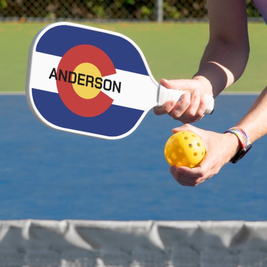 Cooles Colorado-Flag-Paddelracket Pickleball Schläger (InSitu)
