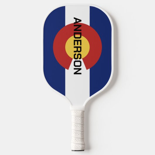 Cooles Colorado-Flag-Paddelracket Pickleball Schläger (Vorderseite)