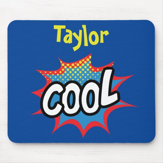 Cooles Comic Mousepad (Vorne)