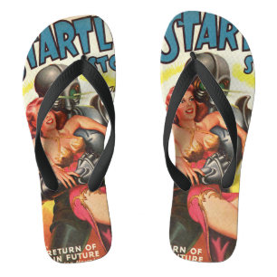 Cooles Comicmuster Badesandalen