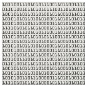 Cooles Computerbinärcode-Muster Stoff (Muster)