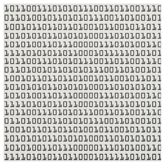 Cooles Computerbinärcode-Muster Stoff (Muster)