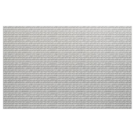 Cooles Computerbinärcode-Muster Stoff (Fat Quarter (45,7 x 55,9 cm))
