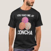 Cooles Concha für Männer Frauen Pan Dulce Lateinis T-Shirt (Vorderseite)
