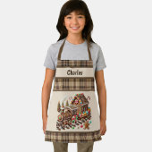 Cooles Cookie Weihnachtszug unisex Kinder geben Na Schürze (Insitu)