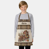 Cooles Cookie Weihnachtszug unisex Kinder geben Na Schürze (Getragen)