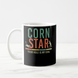 Cooles Cornhole Art Corn Hole Bag Toss Turnier Kaffeetasse