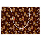 cooles Cowboy-Sheriff Große Geschenktüte (Rückseite)