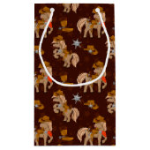 cooles Cowboy-Sheriff Kleine Geschenktüte (Rückseite)