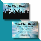 Cooles Crowddesign für Musikband Visitenkarte