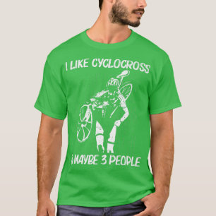 Cooles Cyclocross-Design für Damen und Herren Renn T-Shirt