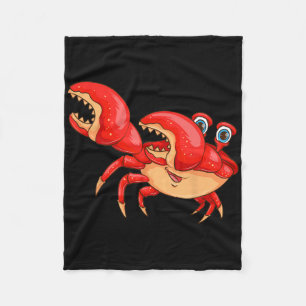 Cooles Dabbing Krabbe Funny Dancer Sea Kreation Lo Fleecedecke