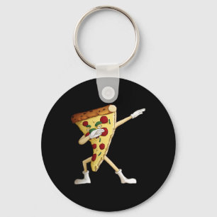 Cooles Dabbing Pizza Funny Italian Pie Angesagter  Schlüsselanhänger