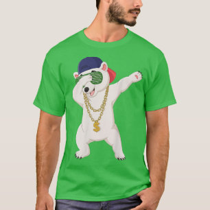 Cooles Dabbing Polar Bear Wear Sonnenbrille Ha T-Shirt