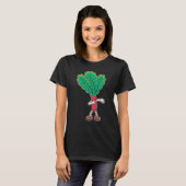 Cooles Dabbing Rhubarb Gemüse T-Shirt (Vorne ganz)
