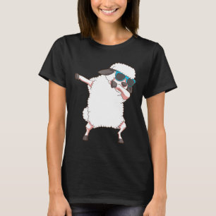 Cooles Dabbing Schafe Funny Bauer Lamb Tiertanz T-Shirt