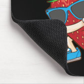 Cooles Dabbing Strawberry Funny Liebe Dancer Sweet Mousepad (Ecke)
