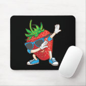 Cooles Dabbing Strawberry Funny Liebe Dancer Sweet Mousepad (Mit Mouse)