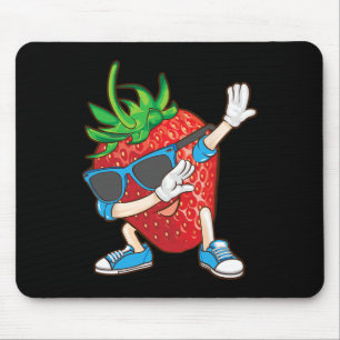 Cooles Dabbing Strawberry Funny Liebe Dancer Sweet Mousepad