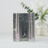 Cooles Dänemark Hexenkarte! Postkarte (Stehend Vorderseite)