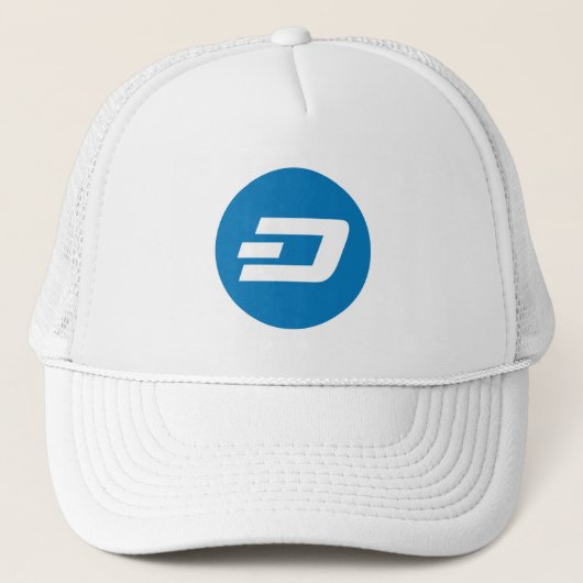 Cooles Dash Cryptowährungs-Münzzeichen Truckerkappe (Vorderseite)