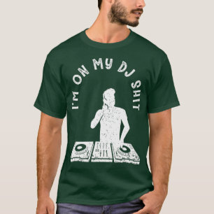 Cooles Deejay Image Disk Jockey Meme Mixer Headset T-Shirt