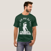 Cooles Deejay Image Disk Jockey Meme Mixer Headset T-Shirt (Vorne ganz)