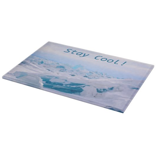 Cooles dekoratives Glas-Schneidboard bleibe Schneidebrett (Ecke)