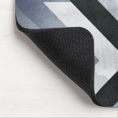 Cooles dekoratives Graudekorationsdesign Mousepad (Ecke)