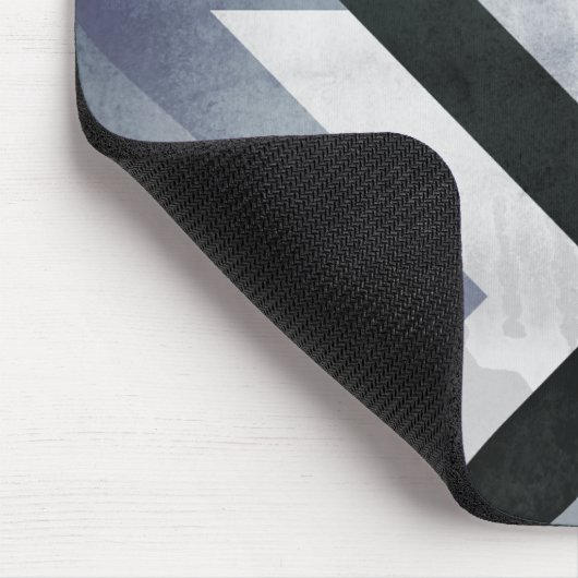 Cooles dekoratives Graudekorationsdesign Mousepad (Ecke)