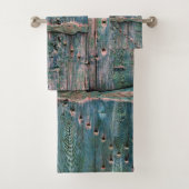 Cooles, dekoratives Holztor Badhandtuch Set (Insitu)