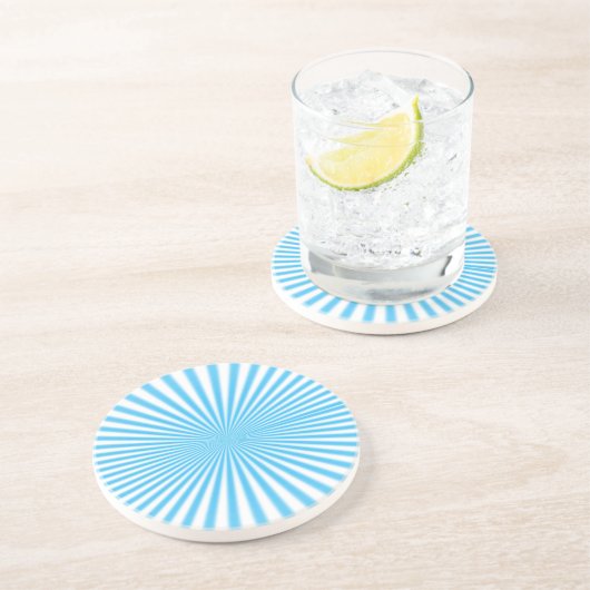 cooles Design aus blauem Starbor Getränkeuntersetzer (Seite)