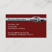 Cooles Design der Business-Card Visitenkarte (Vorderseite)