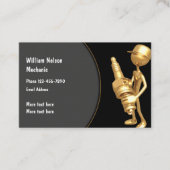 Cooles Design der Fahrzeugmechanik Visitenkarte (Vorderseite)