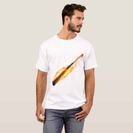 Cooles Design des Baseball-Bats T-Shirt (Vorne ganz)