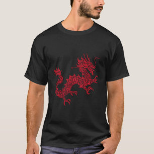 Cooles Design des chinesischen asiatischen Drachen T-Shirt