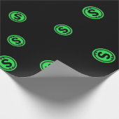 Cooles Design für alle Sportkurven Geschenkpapier (Ecke)