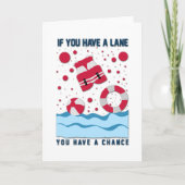 Cooles Design für Rettungsschwimmer - wenn Sie ein Karte (Vorderseite)